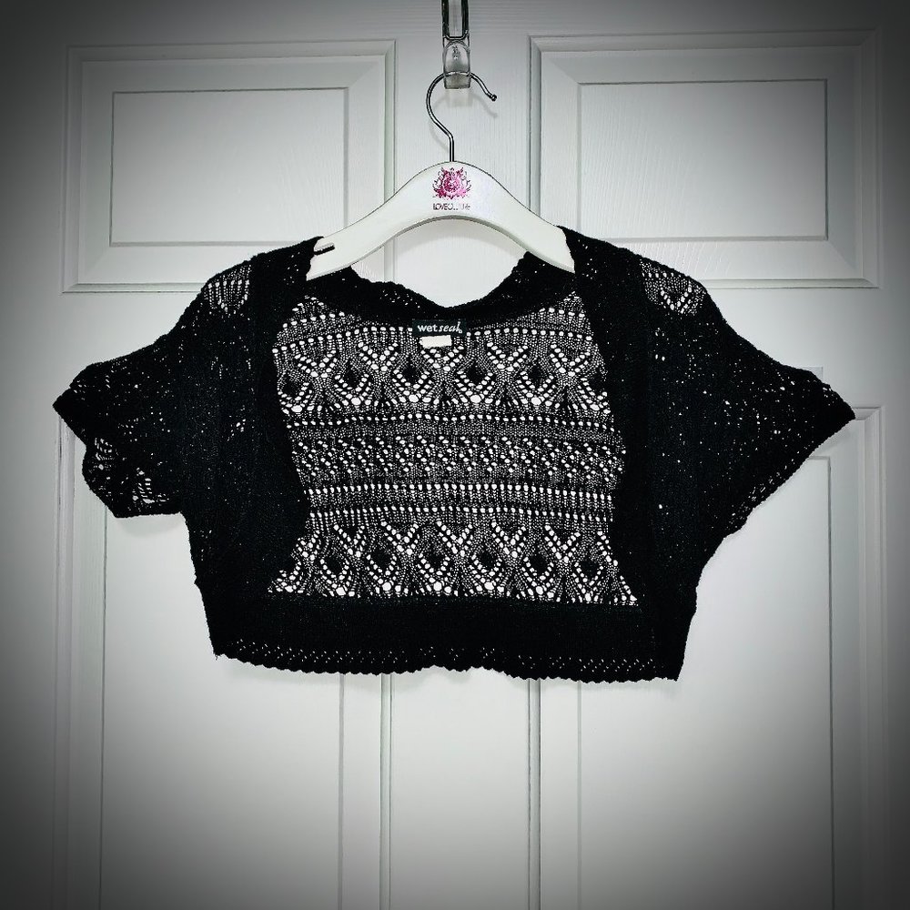 Wet Seal Black lace Shaw